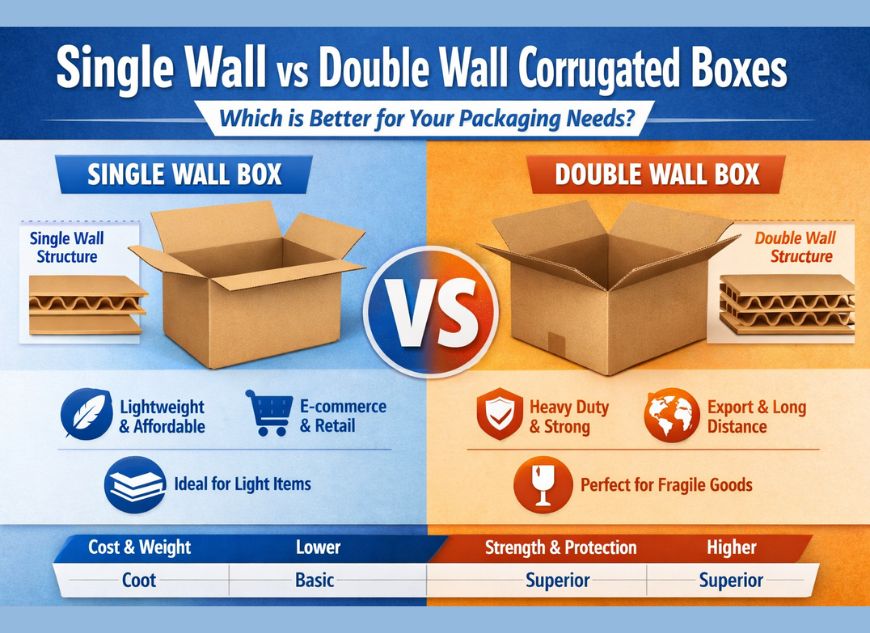 Double Boxes Example Single Wall vs Double Wall Corrugated Boxes: Which is Better for Your ...